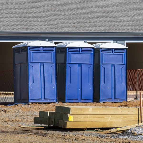 are there any restrictions on where i can place the porta potties during my rental period in The Colony Texas